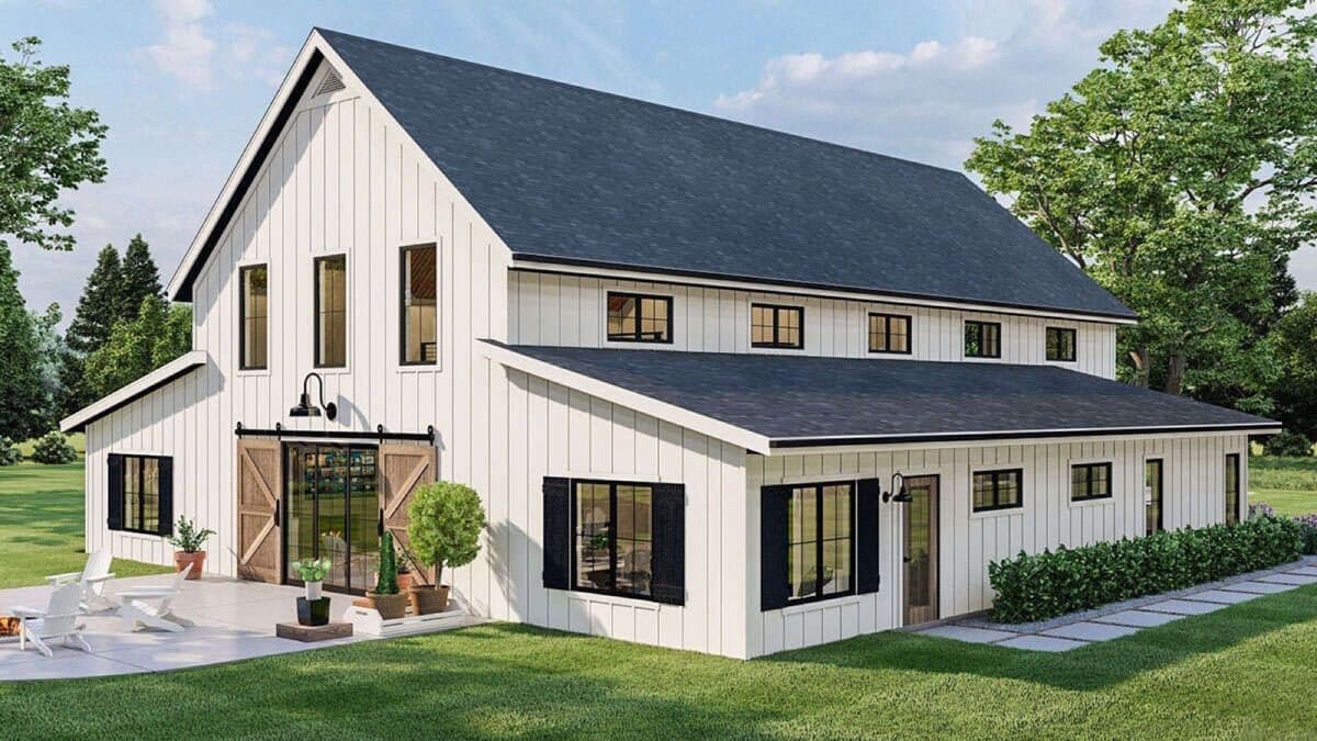 Board & Batten metal siding project