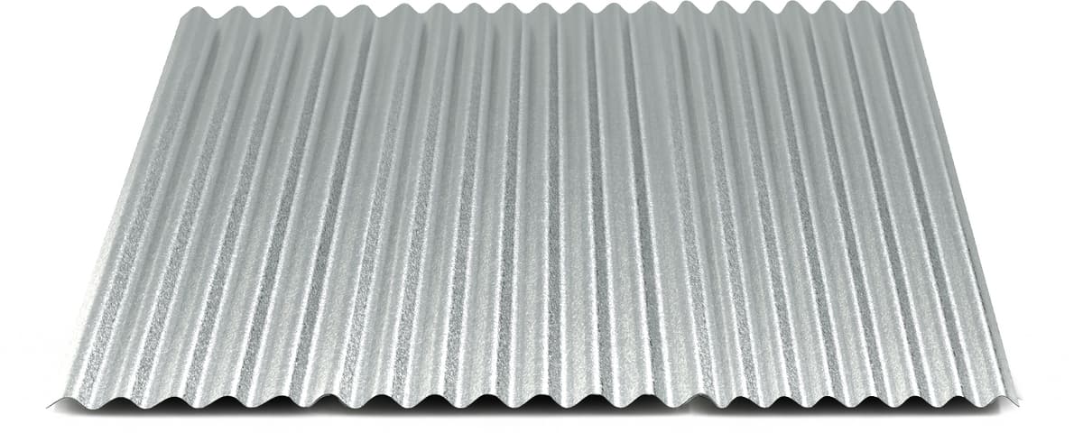 Corrugated metal panel